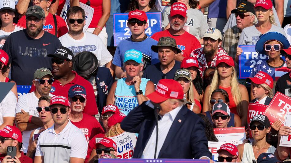 Atentado a Donald Trump. Foto: Reuters.