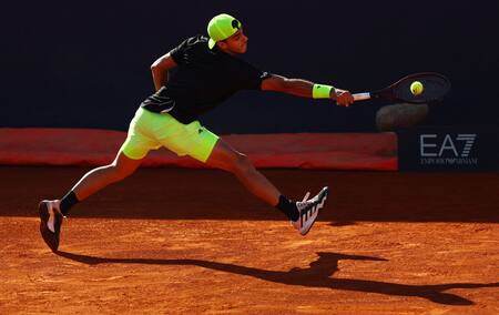 Francisco Cerúndolo en el Masters 1000 de Roma. Foto: REUTERS.