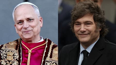 Javier Milei se reunirá con el papa León XIV en el Vaticano. Foto: Reuters.
