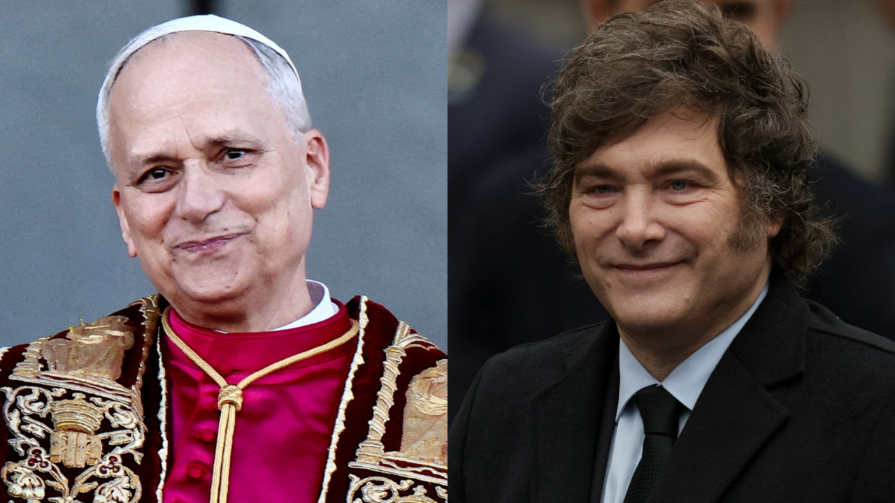 Javier Milei se reunirá con el papa León XIV en el Vaticano. Foto: Reuters.