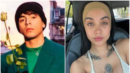 Rusherking y María Becerra. Fotos: Instagram.