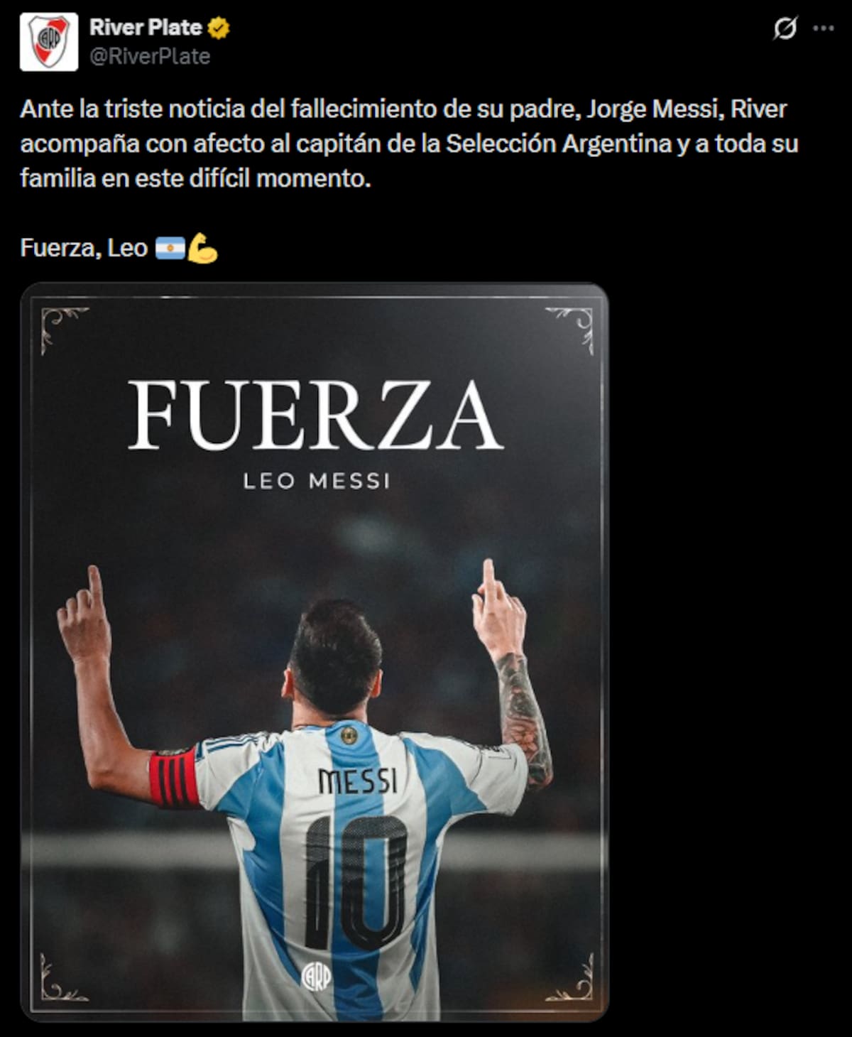 Los mensajes de Boca, River, Racing, Independiente y San Lorenzo