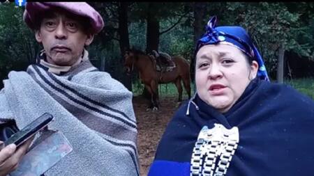 Mapuches bloquean acceso a un predio ocupado en Villa la Angostura. Foto: Facebook