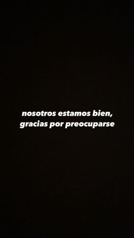 Posteo Gimena Accardi por derrumbe en Miami. Instagram