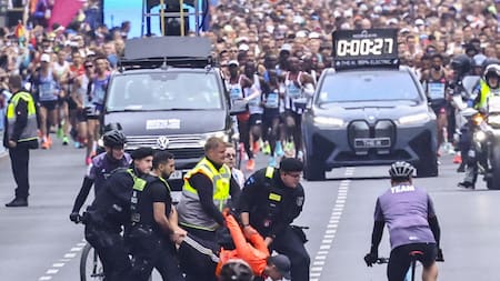 Manifestación ambiental en Berlín. Foto: EFE.