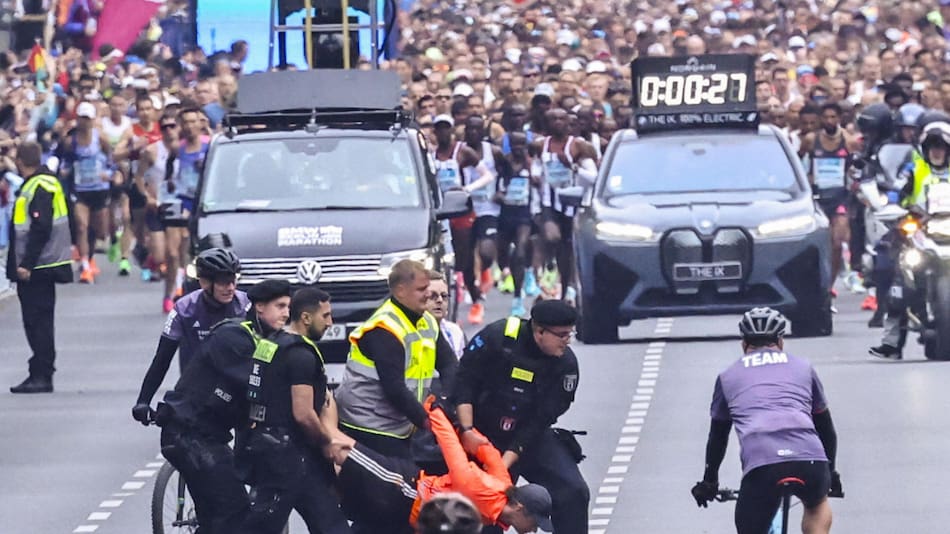 Manifestación ambiental en Berlín. Foto: EFE.