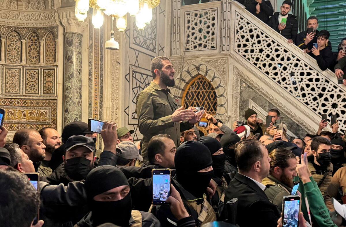 Ahmed al Sharaa, nuevo líder de Siria. Foto: Reuters