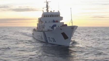 Prefectura detectó dos buques que navegaban desde Malvinas sin autorización. Foto: Prefectura