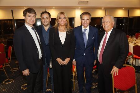 Marcelo Fama, Demian Reidel, Betina Bulgheroni, Rafael Grossi y Alejandro Bulgheroni