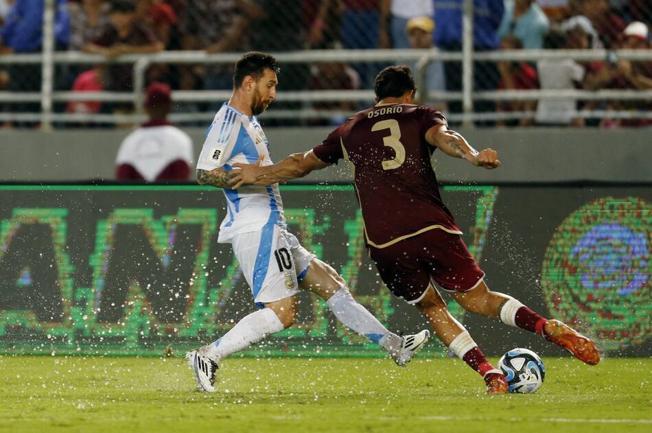 Argentina vs Venezuela. Foto: Reuters