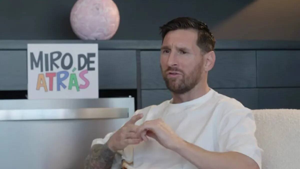 Lionel Messi en el podcast Miro de Atrás.