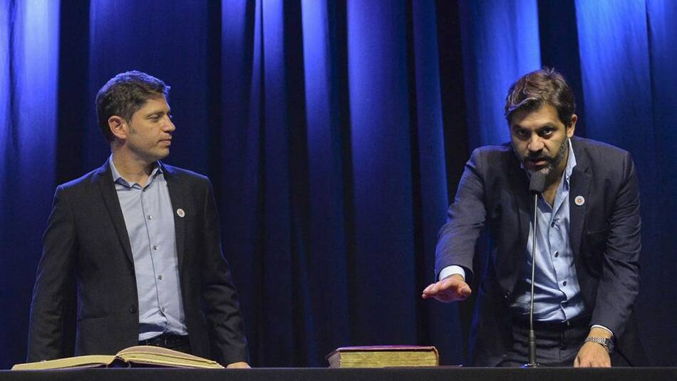 Axel Kicillof y Carlos Bianco, NA