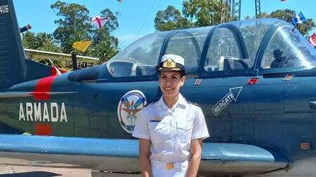 Ana María Lourdes Sarmiento. Foto: Instagram fuerzasarmadas_patriasarg