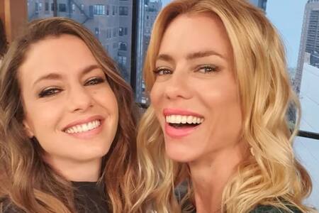 Gege Neumann junto a Nicole Neumann. Foto: redes sociales.