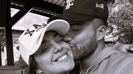 Ángela Leiva y Marcelo "Chelo" Weingdat. Foto: Instagram.