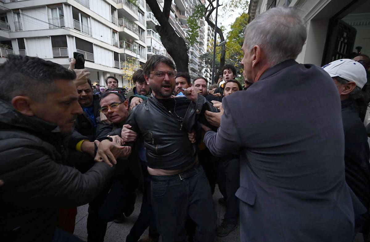 Detuvieron a Juan Grabois tras haber ocupado el Instituto Juan Domingo Perón. Foto: NA/Juan Foglia