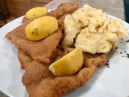 Milanesa con puré. Foto: Cocineros argentinos