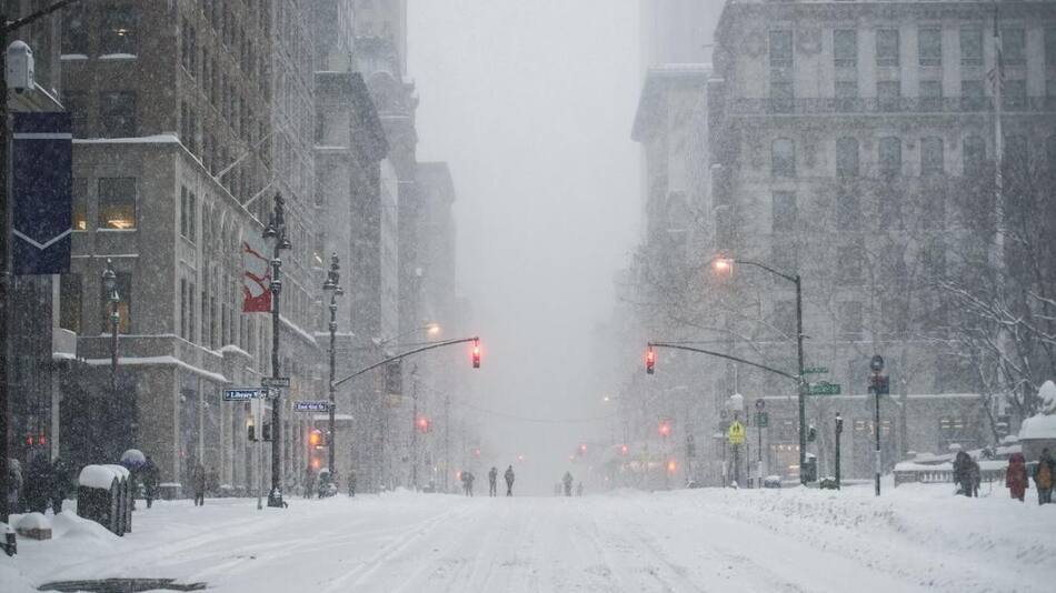 Temporal de nieve en Estados Unidos