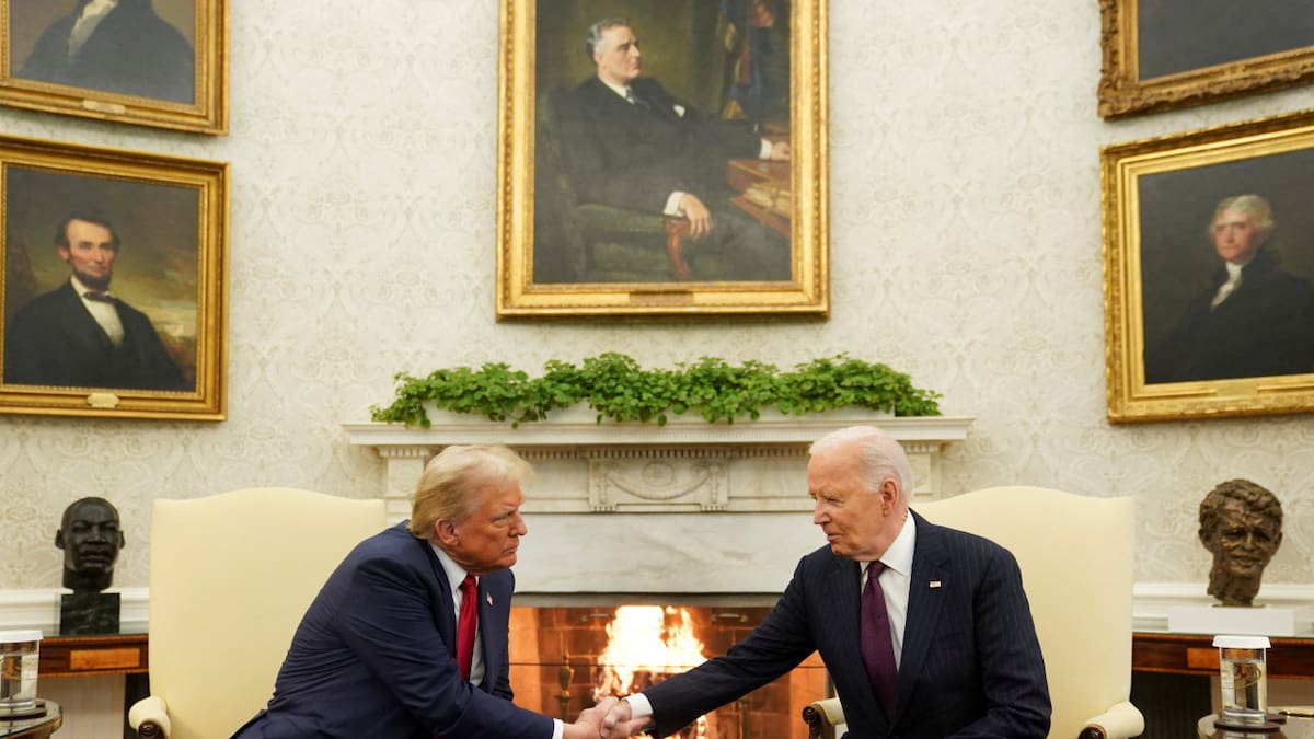 Joe Biden asistirá al acto de toma de posesión del poder de Donald Trump. Foto: Reuters.