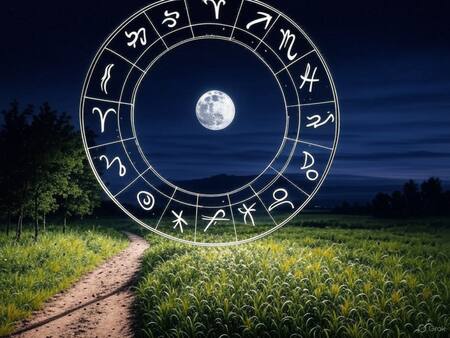 Signos y la luna llena. Foto: X/Grok.