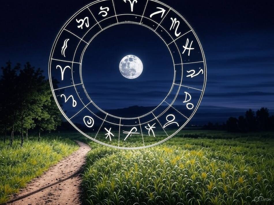 Signos y la luna llena. Foto: X/Grok.