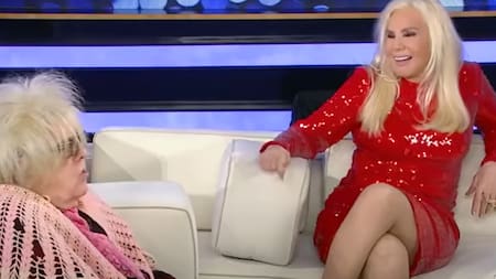 Antonio Gasalla y Susana Giménez. Foto: captura Telefe.