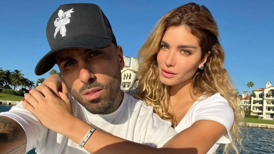 Nicky Jam y Aleska Génesis cuando eran pareja. Foto: Instagram/nickyjam.
