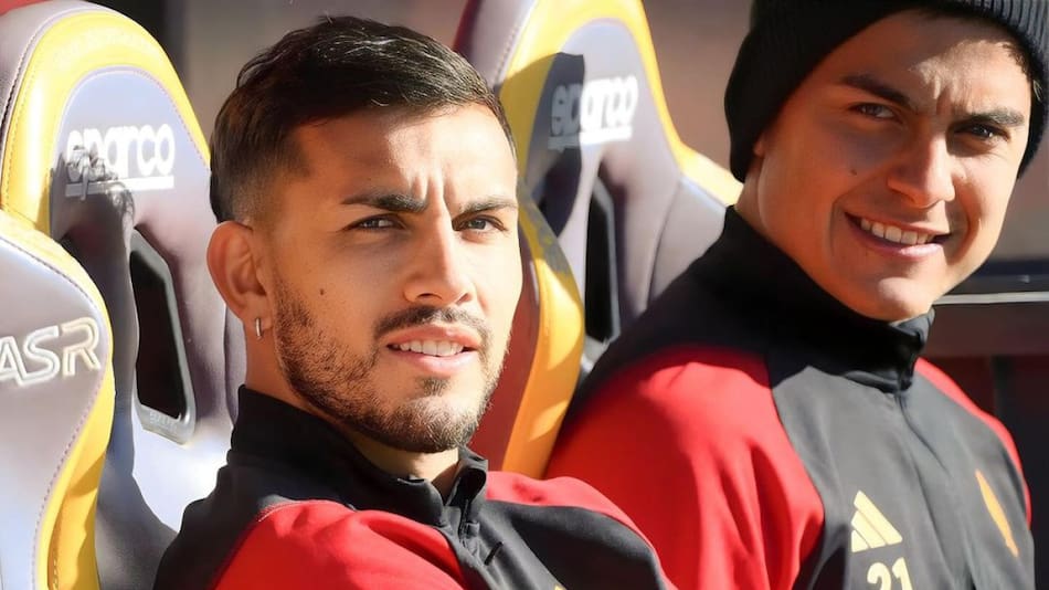 Leandro Paredes y Paulo Dybala. Foto: Instagram @leoparedes20