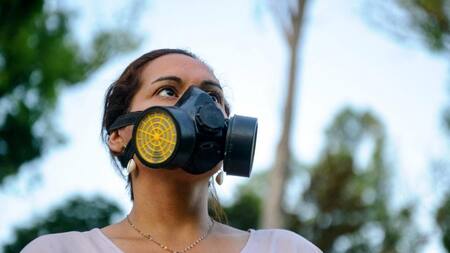 Sabrina Ortiz, del colectivo Paren de fumigar Pergamino. Foto Télam.
