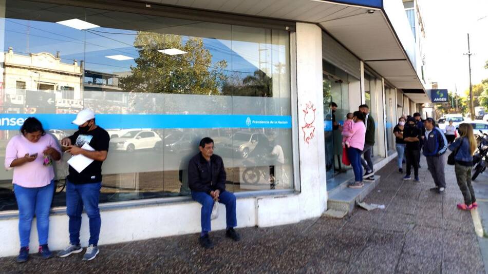 Oficinas del ANSES. Foto: NA.