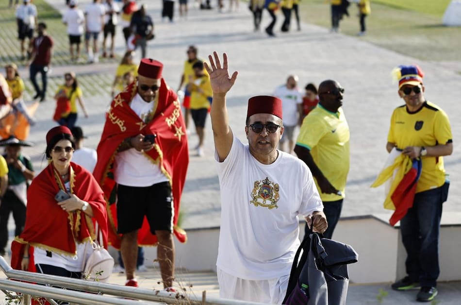 Fanáticos de Qatar 2022. Foto: Reuters