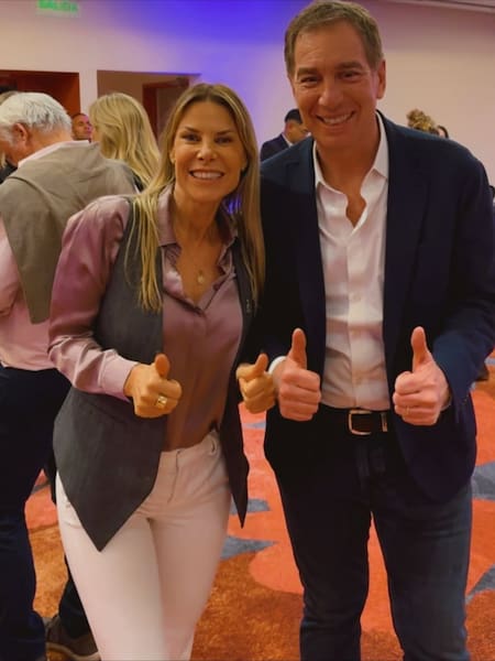 Karen Reichardt y Diego Santilli.