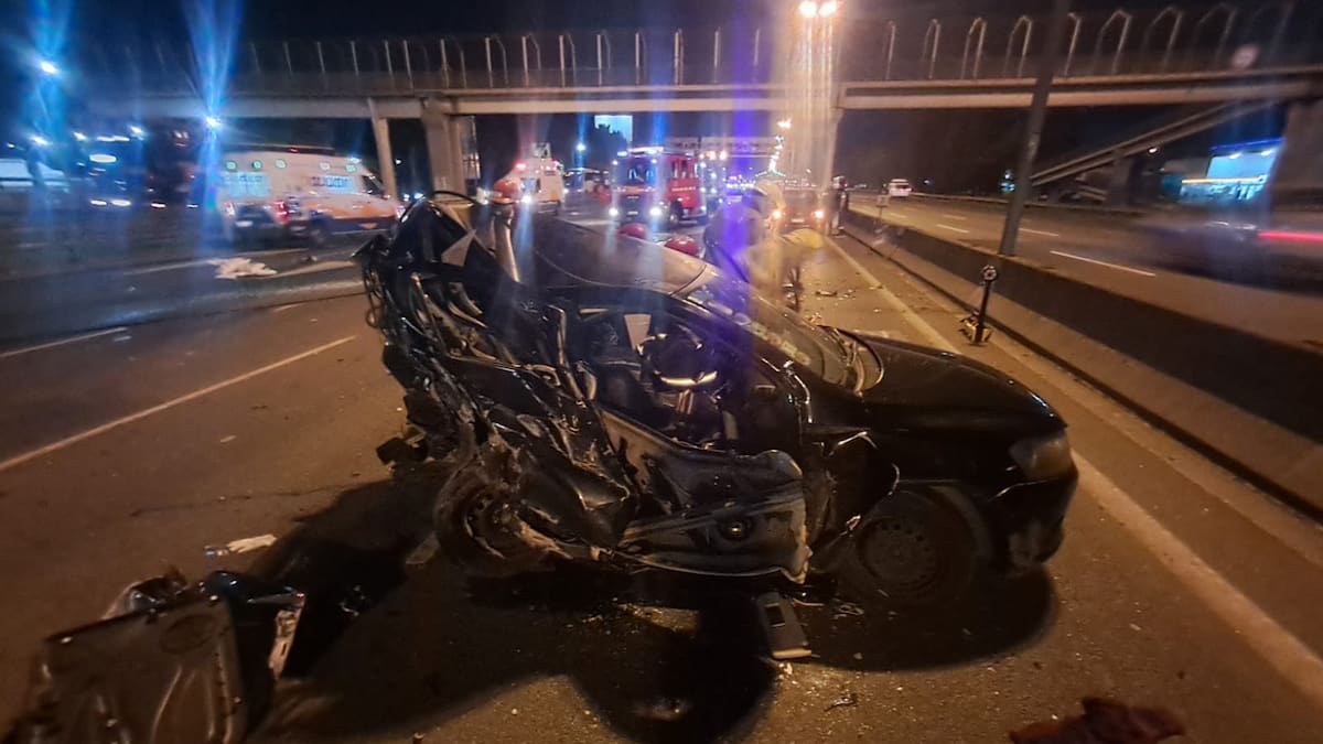 Accidente fatal en la autopista Panamericana.