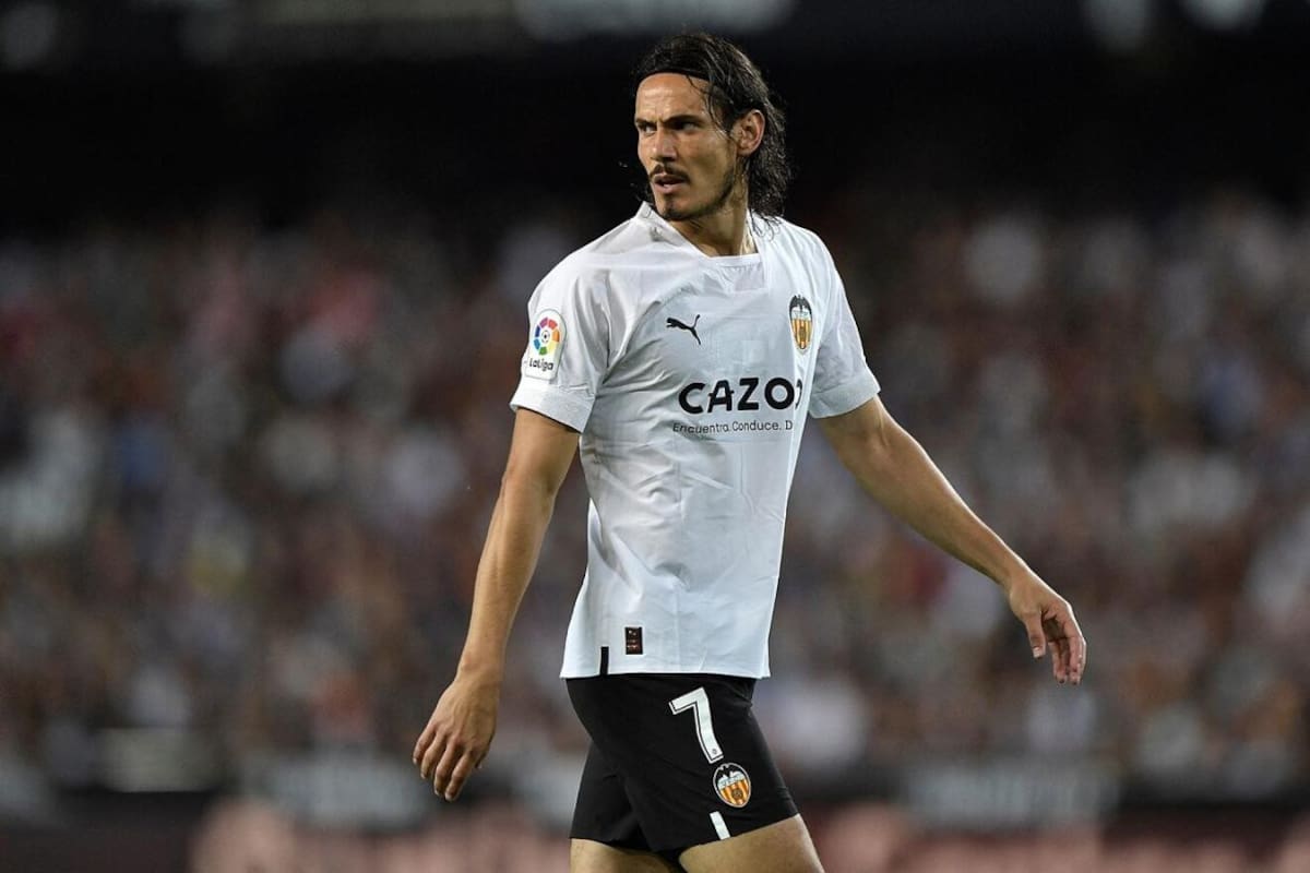 Edison Cavani, Valencia. Foto: REUTERS