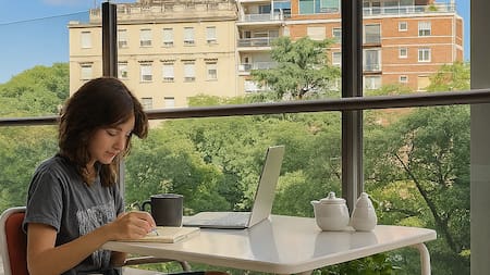 El café secreto de Recoleta con una vista única y una historia marcada por el pasado