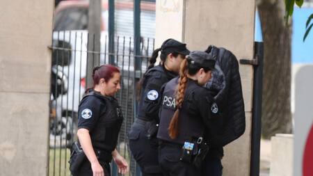 Agustina Díaz en Tribunales. Foto: Telam.