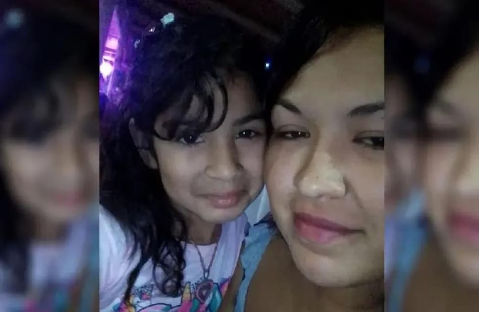 Laura Jofré (26) y su hija. La mujer asesinó a la pequeña de 6 años y luego se suicidó en Lavalle. Foto: Los Andes
