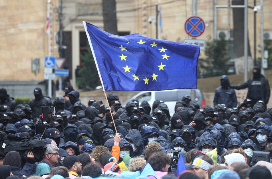 Bandera de la Unión Europea. Foto: Reuters.