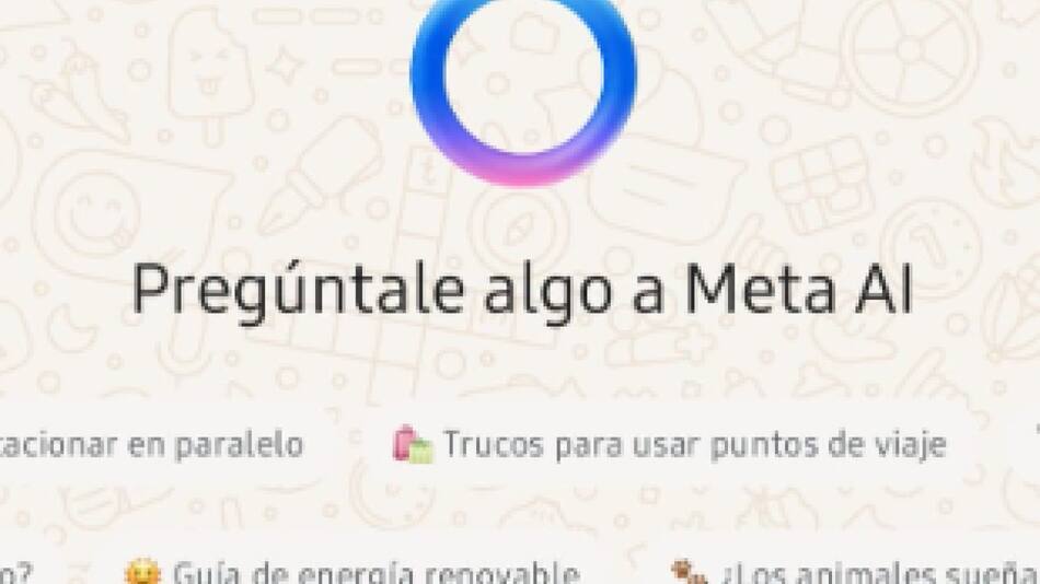 Chatbot de Meta AI. Foto: Captura de pantalla.