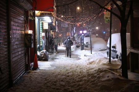 Nueva York bajo nieve, Reuters.