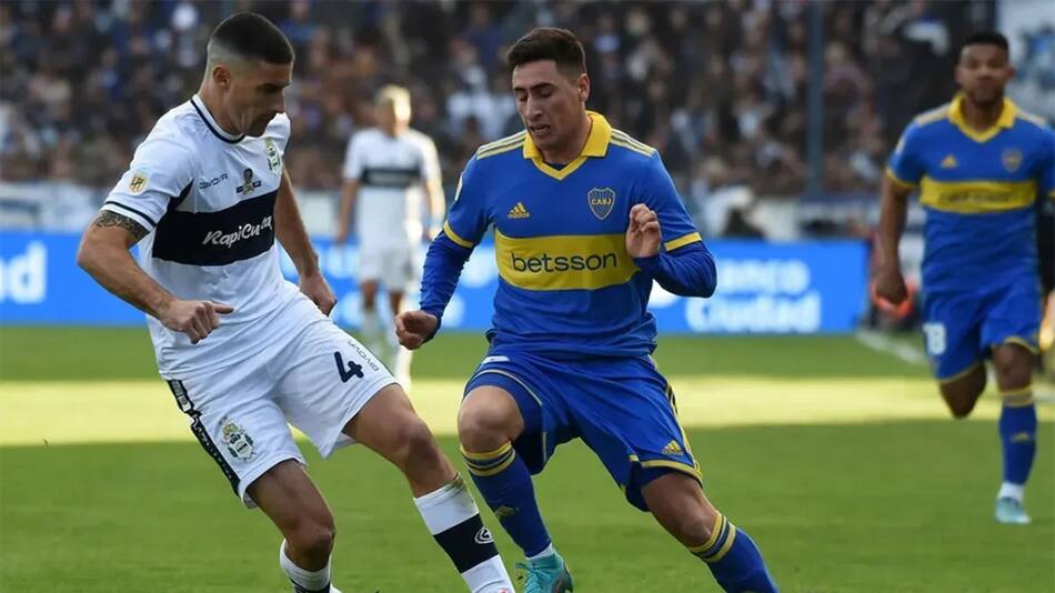 Boca Juniors vs. Gimnasia y Esgrima La Plata. Foto: NA.