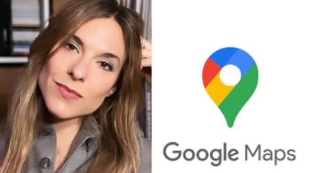 Nikki García y Google Maps. Foto: NA.