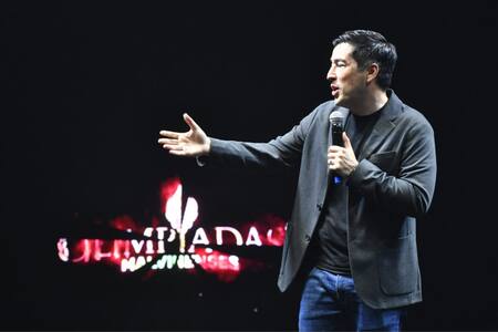 Leonardo Nardini presentó la segunda edición de las Olimpiadas Malvinenses 2025. Foto: Prensa.