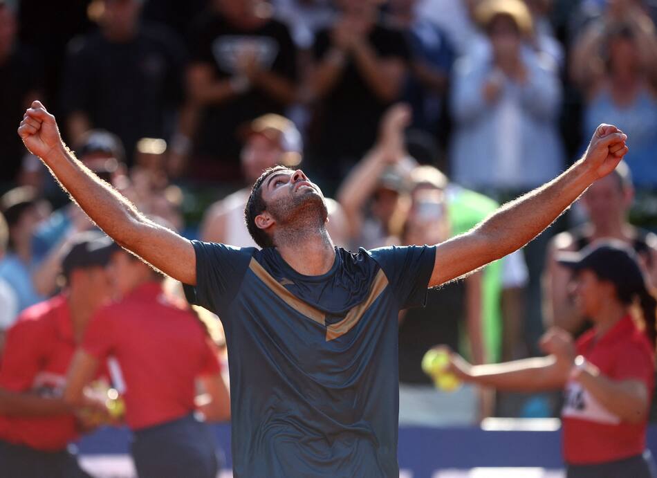 Facundo Díaz Acosta, ganador del Argentina Open. Foto: Reuters