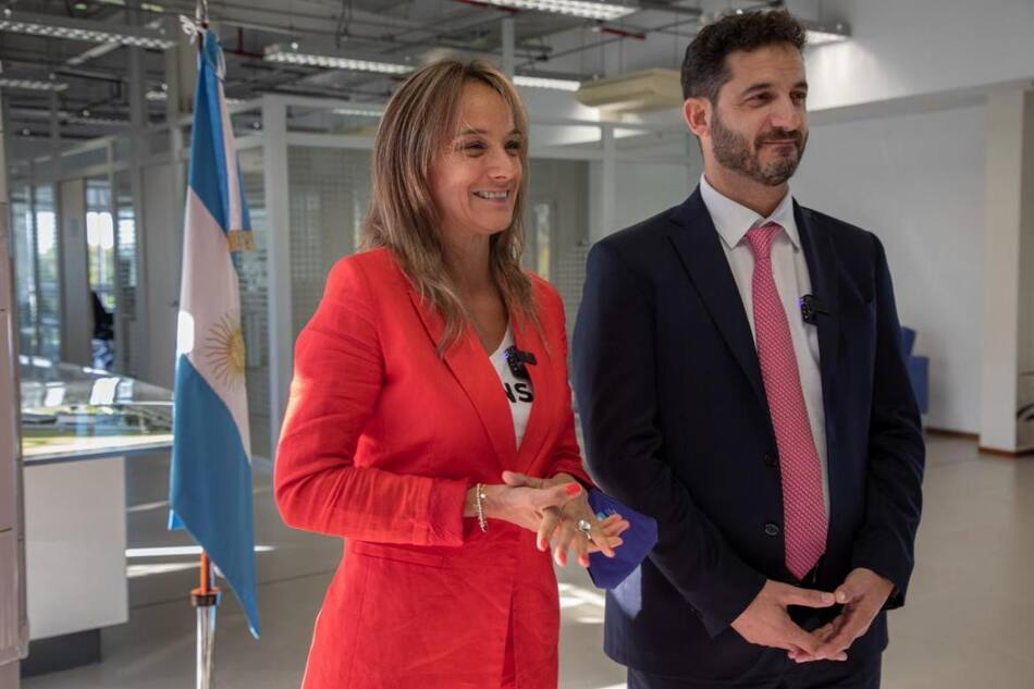 Encuentro de Malena Galmarini y Matías Tombolini