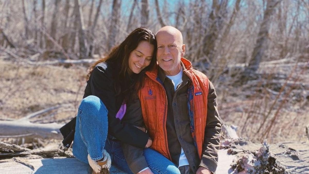 Bruce Willis y su esposa Emma Heming. Foto: Instagram @emmahemingwillis.