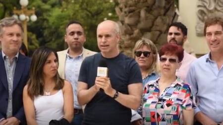 Rodríguez Larreta inaugura la plaza Juan Domingo Perón en el barrio porteño de Monserrat