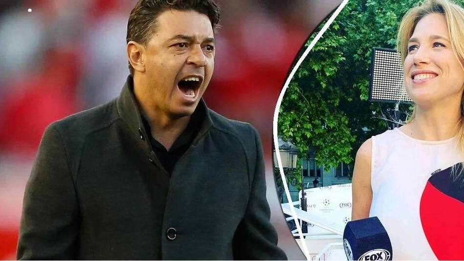 Marcelo Gallardo y Alina Moine