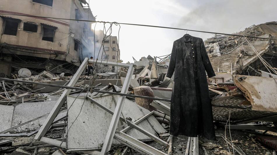Destrucciones en Gaza. Foto: EFE.