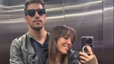 Floppy Tesouro y Salvador Becciu. Foto: Instagram